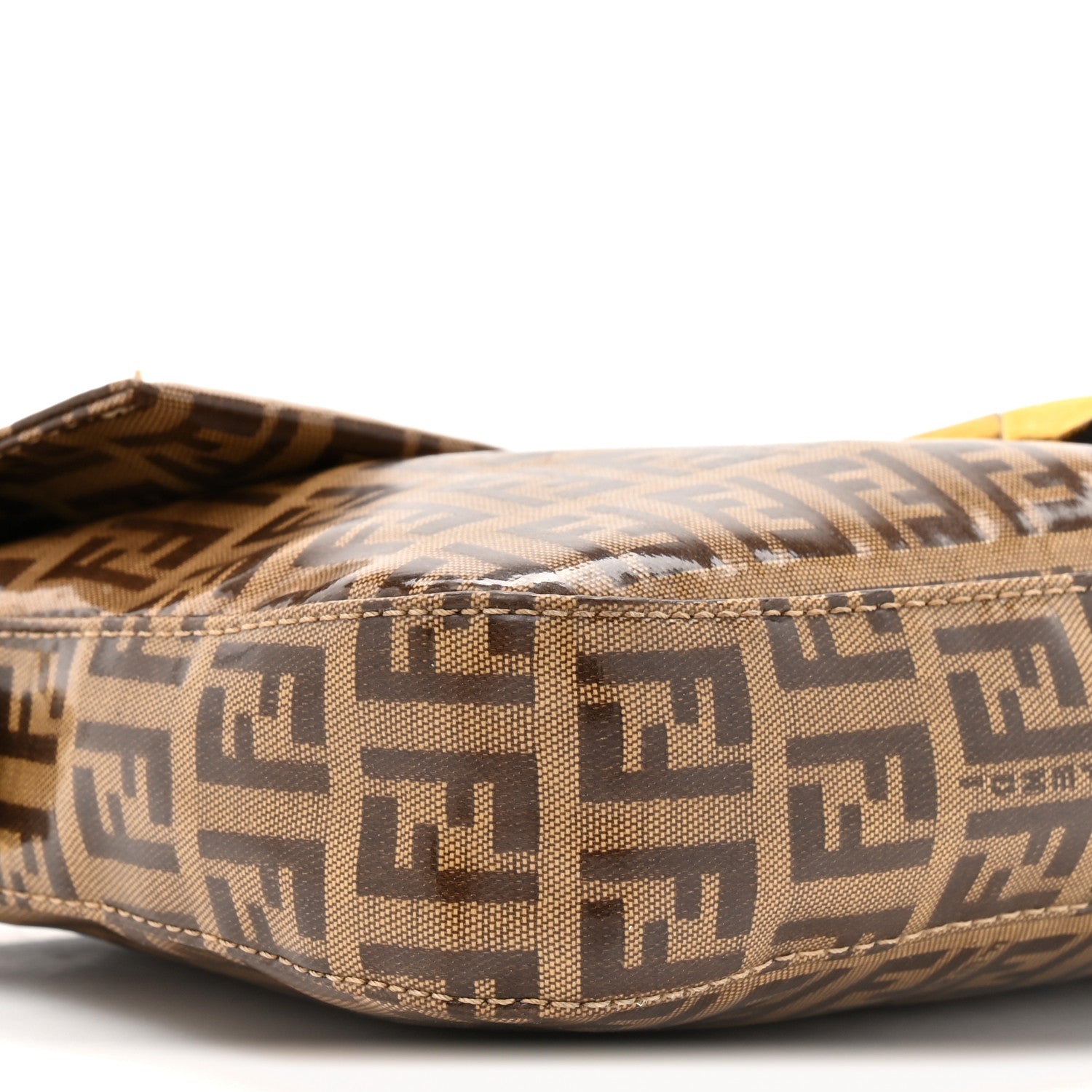 Fendi Vinyl Zucchino Baguette Tobacco 10 of 10