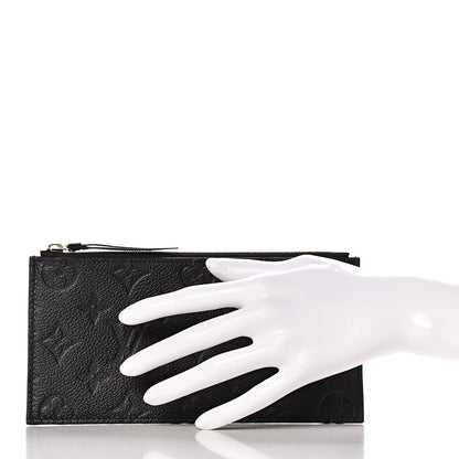 Louis Vuitton Empreinte Felicie Chain Wallet Zippered Insert Black 2 of 6