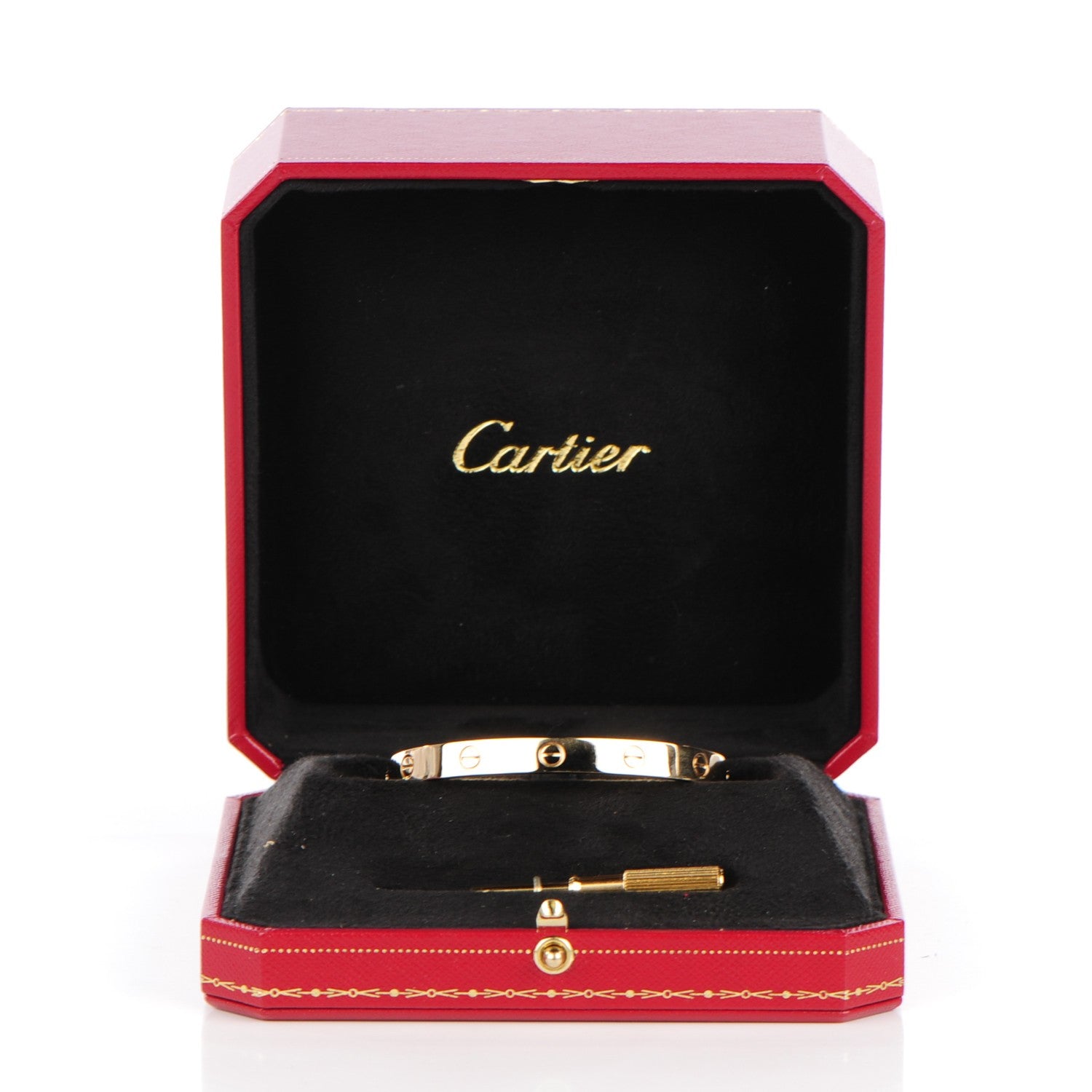 Cartier 18K Yellow Gold LOVE Bracelet 17 6 of 7