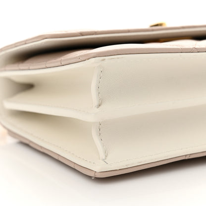 Christian Dior Lambskin Macrocannage Bi-Color Mini Miss Caro Bag Rose Quartz 9 of 10