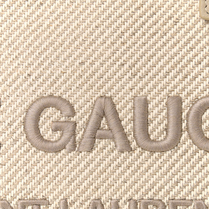 Saint Laurent Linen Calfskin Small Rive Gauche Tote Beige Sea Salt 8 of 11