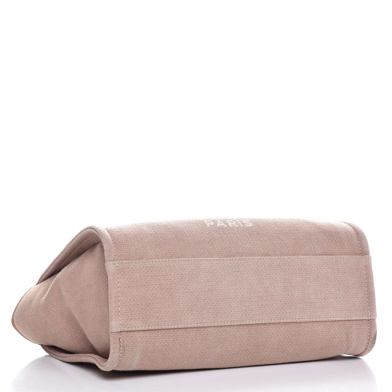 Chanel Canvas Small Deauville Tote Beige 4 of 7