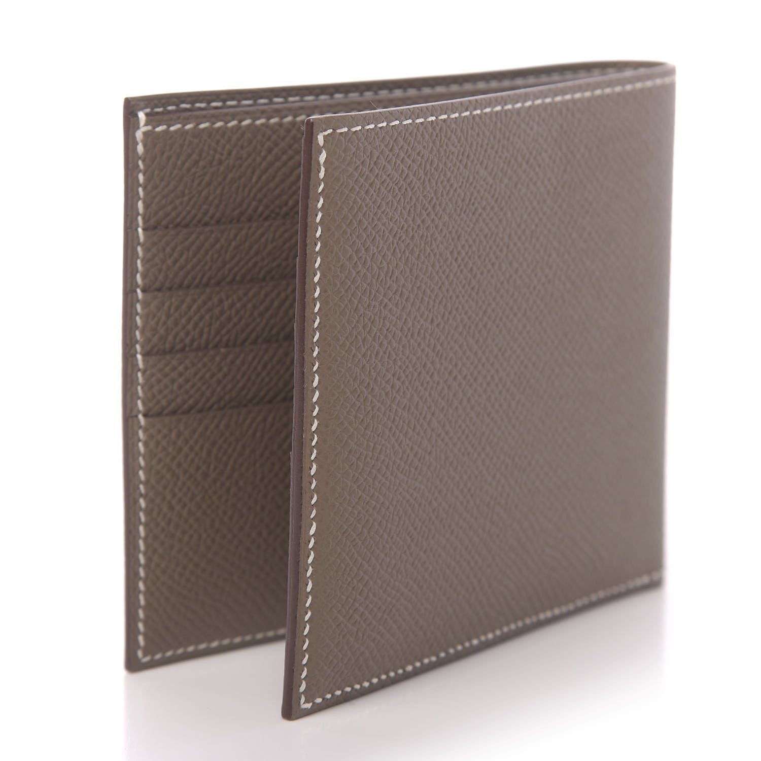 Hermes Epsom MC2 Copernic Compact Wallet Etoupe 3 of 8