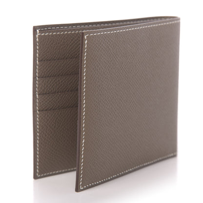 Hermes Epsom MC2 Copernic Compact Wallet Etoupe 3 of 8