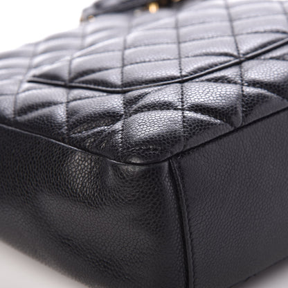 Chanel Caviar Quilted Petit Shopping Tote PST Black 11 of 12
