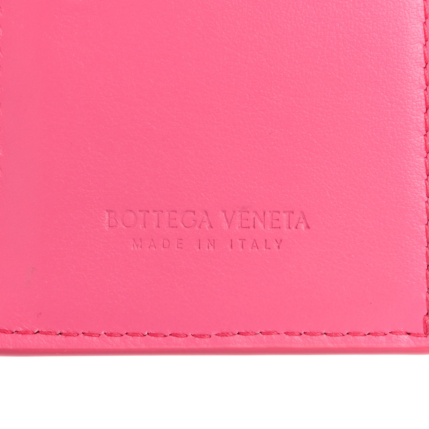 Lambskin Intrecciato Wallet Bon Bon