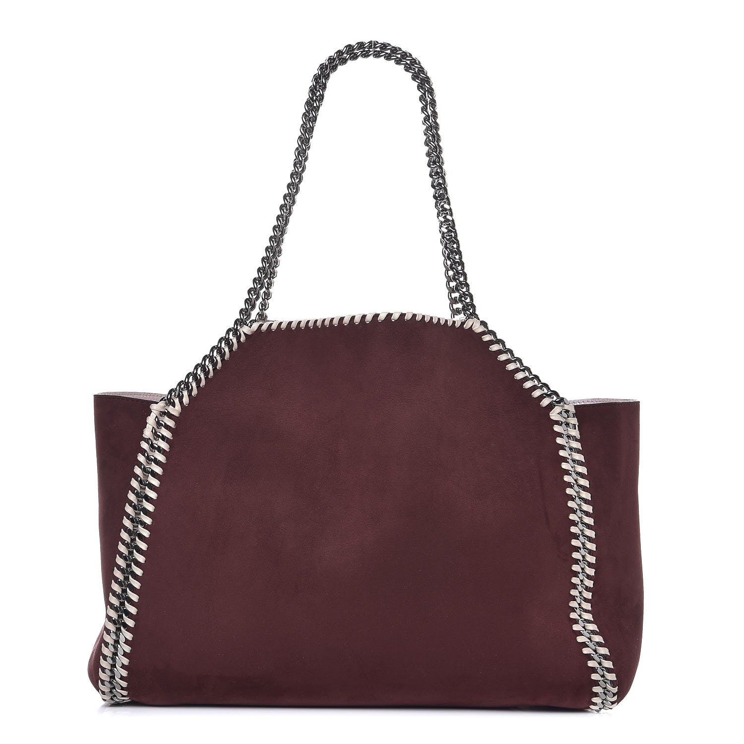 Stella McCartney Iridescent Shaggy Deer Falabella Reversible Tote White 3 of 9