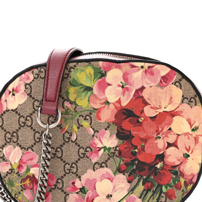 Gucci GG Supreme Monogram Blooms Mini Chain Shoulder Bag Beige Multicolor Dry Rose 10 of 13