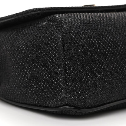 Jimmy Choo Lame Glitter Mini Ruby Chain Crossbody Black 7 of 10