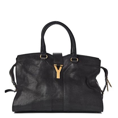 Saint Laurent Sheepskin Medium Cabas ChYc Black 1 of 16