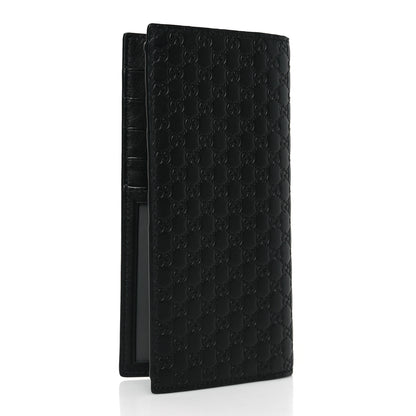 Gucci Microguccissima Bi-Fold Organizer Wallet Black 3 of 6