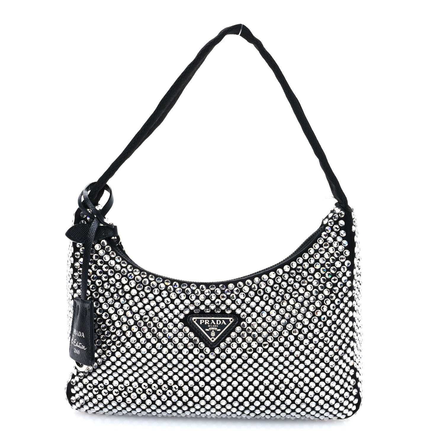Prada Satin Crystal Mini Re-Edition 2000 Bag Cristal 1 of 13