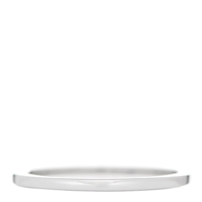 Tiffany Platinum Diamond Lucida Half Circle Wedding Band Ring 53 6.5 3 of 4