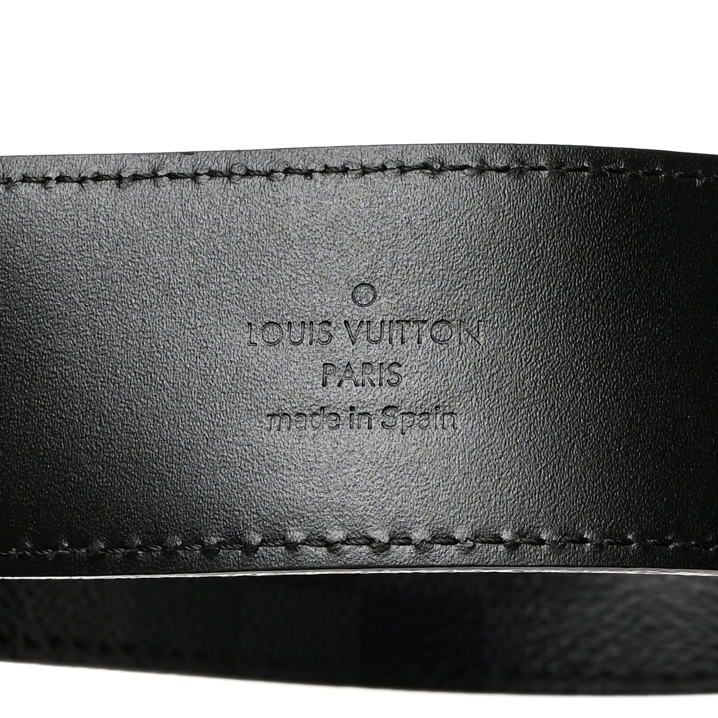 Damier Graphite 40mm LV Initiales Belt 95/38