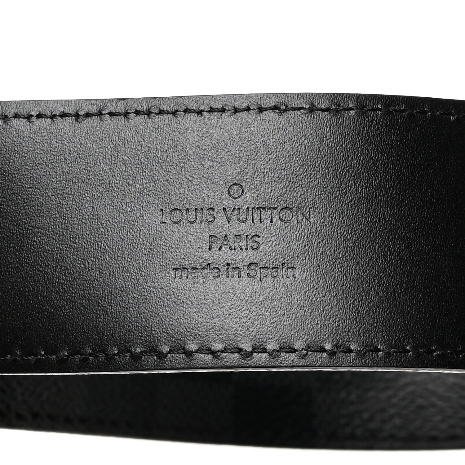 Louis Vuitton Damier Graphite 40mm LV Initiales Belt 95/38 3 of 7