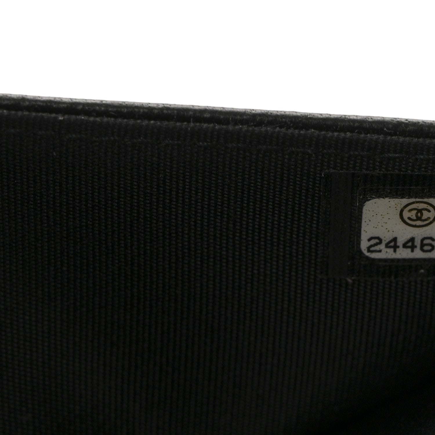 Chanel Velvet Pearl Diamond Embellished Wallet On Chain WOC Black 8 of 12