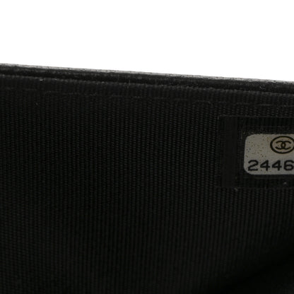 Chanel Velvet Pearl Diamond Embellished Wallet On Chain WOC Black 8 of 12
