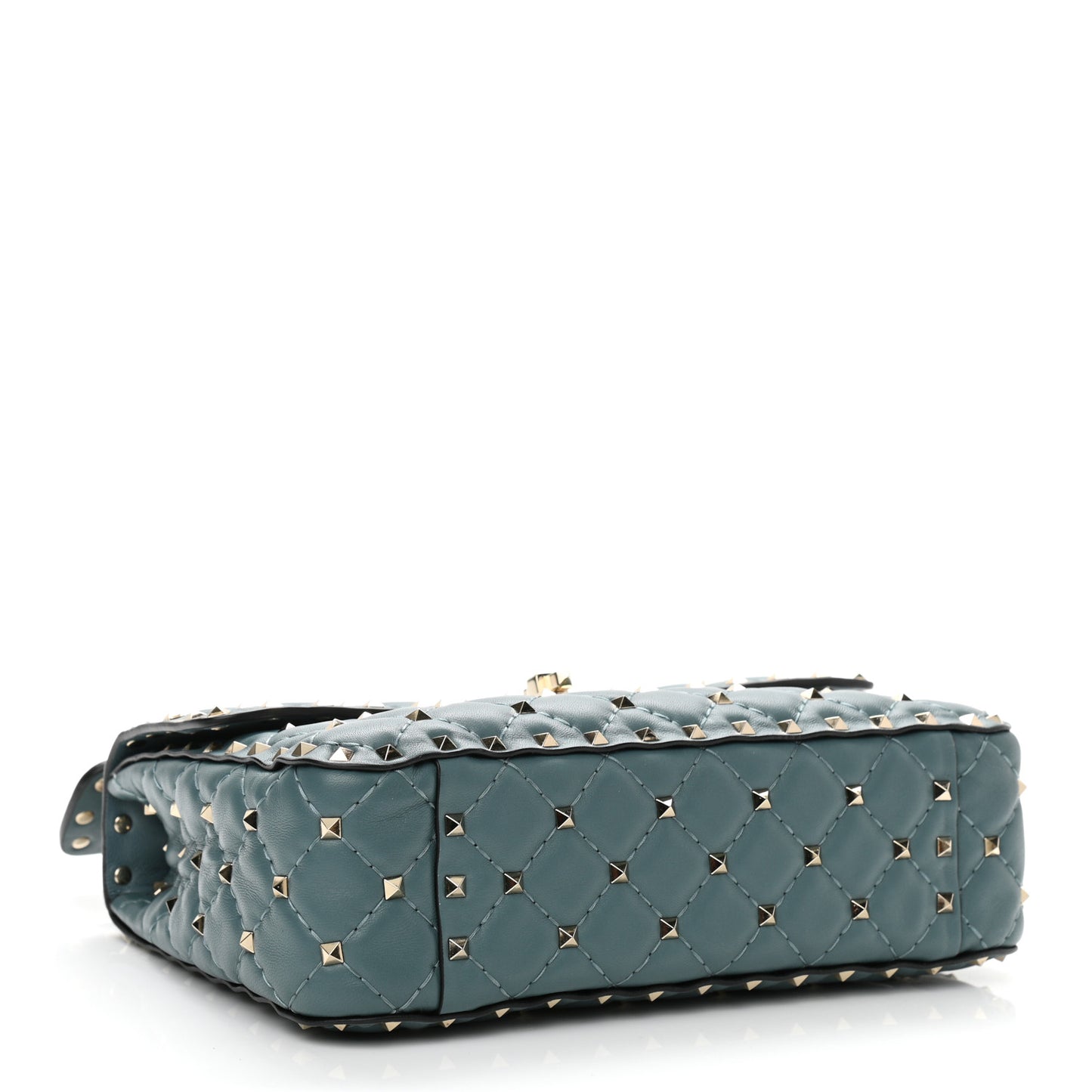 Nappa Medium Rockstud Spike Shoulder Bag Giada