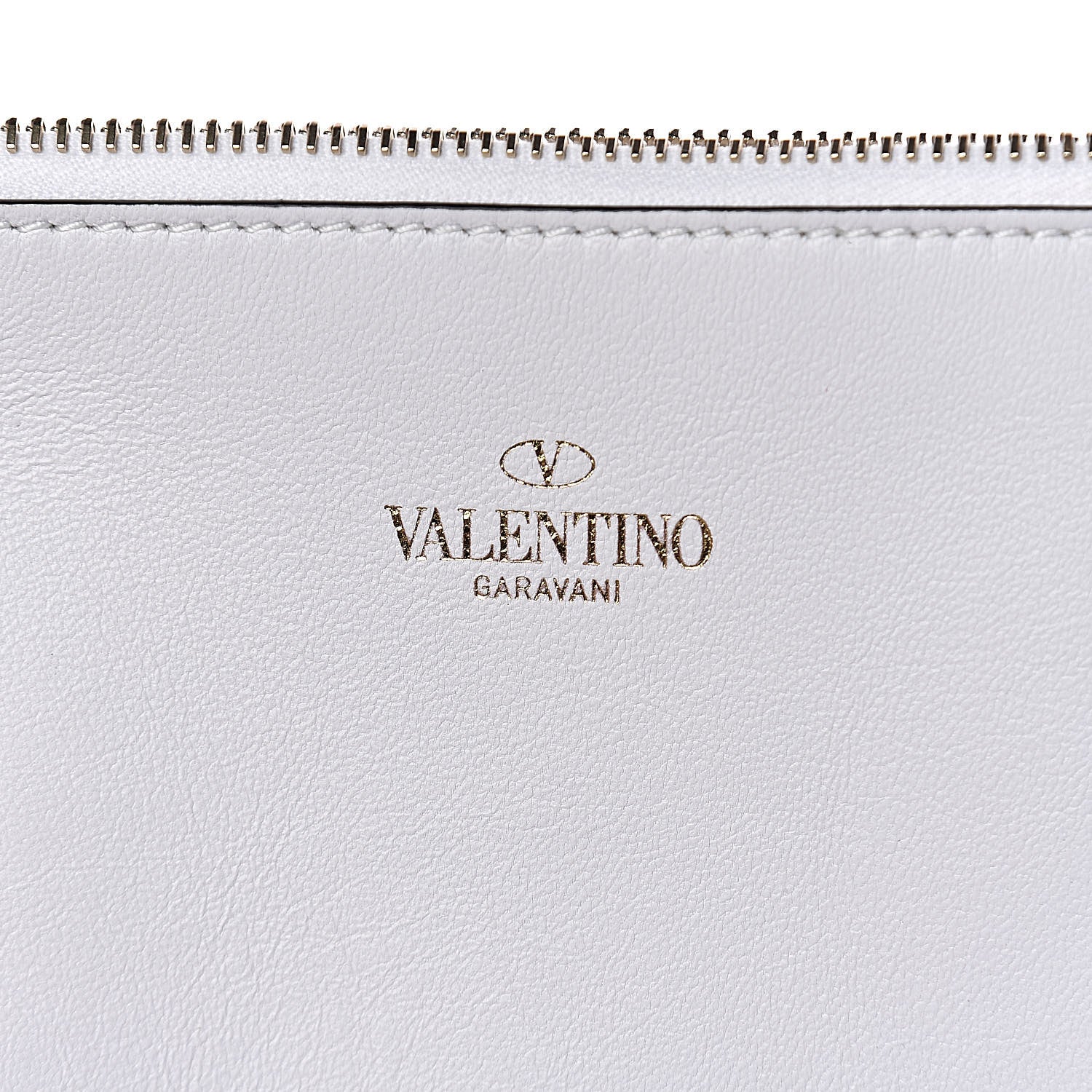Valentino Garavani Patent Large Escape Tote Black White 8 of 13