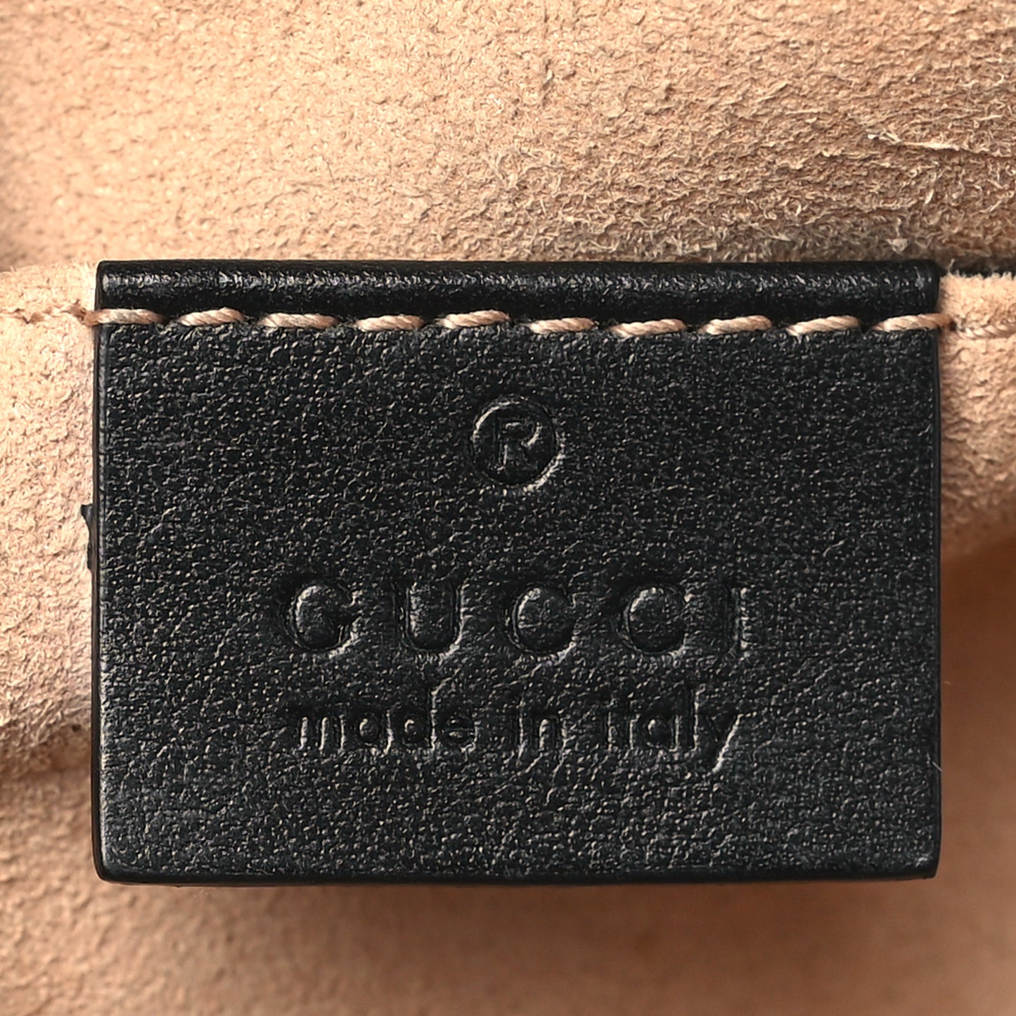 Calfskin Matelasse Mini GG Marmont Chain Shoulder Bag Black