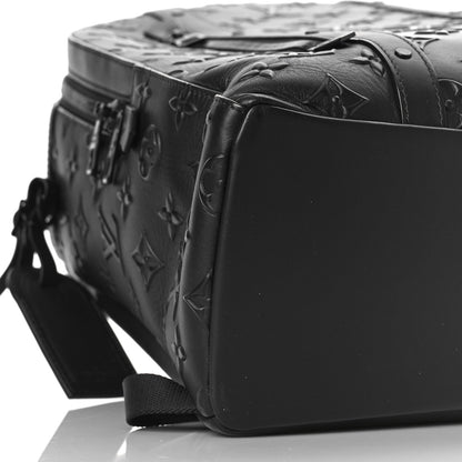 Louis Vuitton Monogram Seal Armand Backpack Black 7 of 9