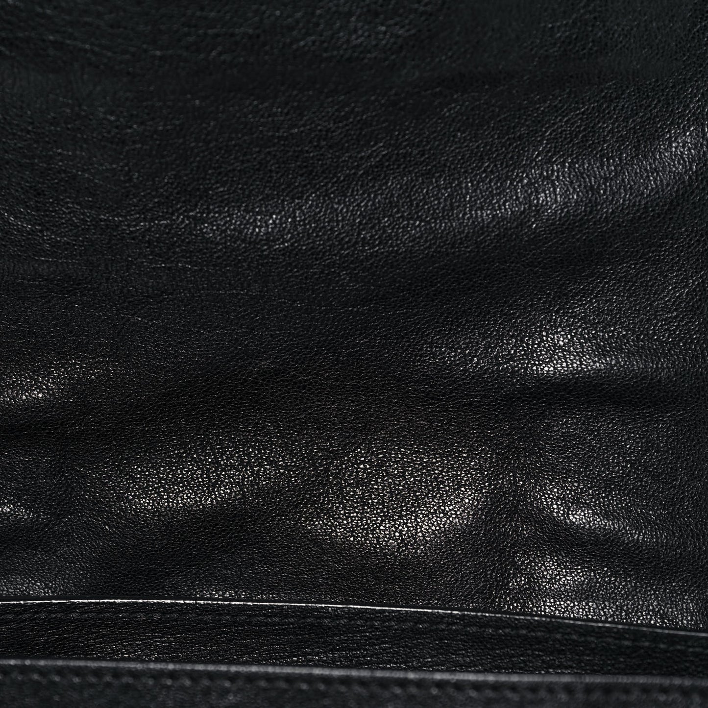 Lambskin Fringe PS1 Crossbody Pouch Black