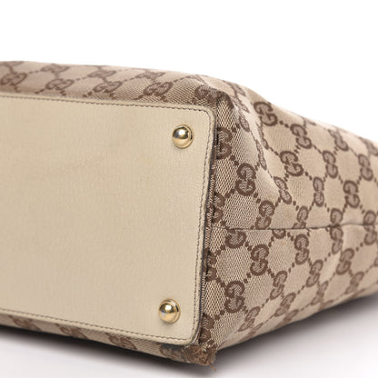 Gucci Monogram Eclipse Tote Beige 9 of 19