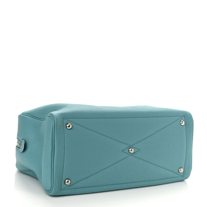 Hermes Taurillon Clemence Victoria II 35 Bleu Saint Cyr 4 of 9