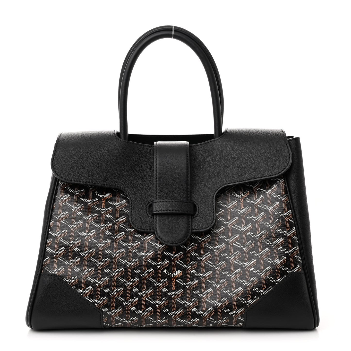 Goyardine Saigon Tote Black