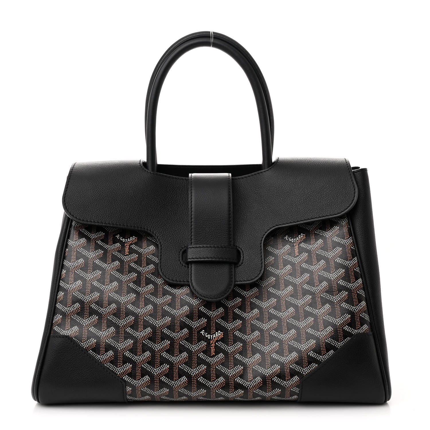 Goyard Goyardine Saigon Tote Black 1 of 10
