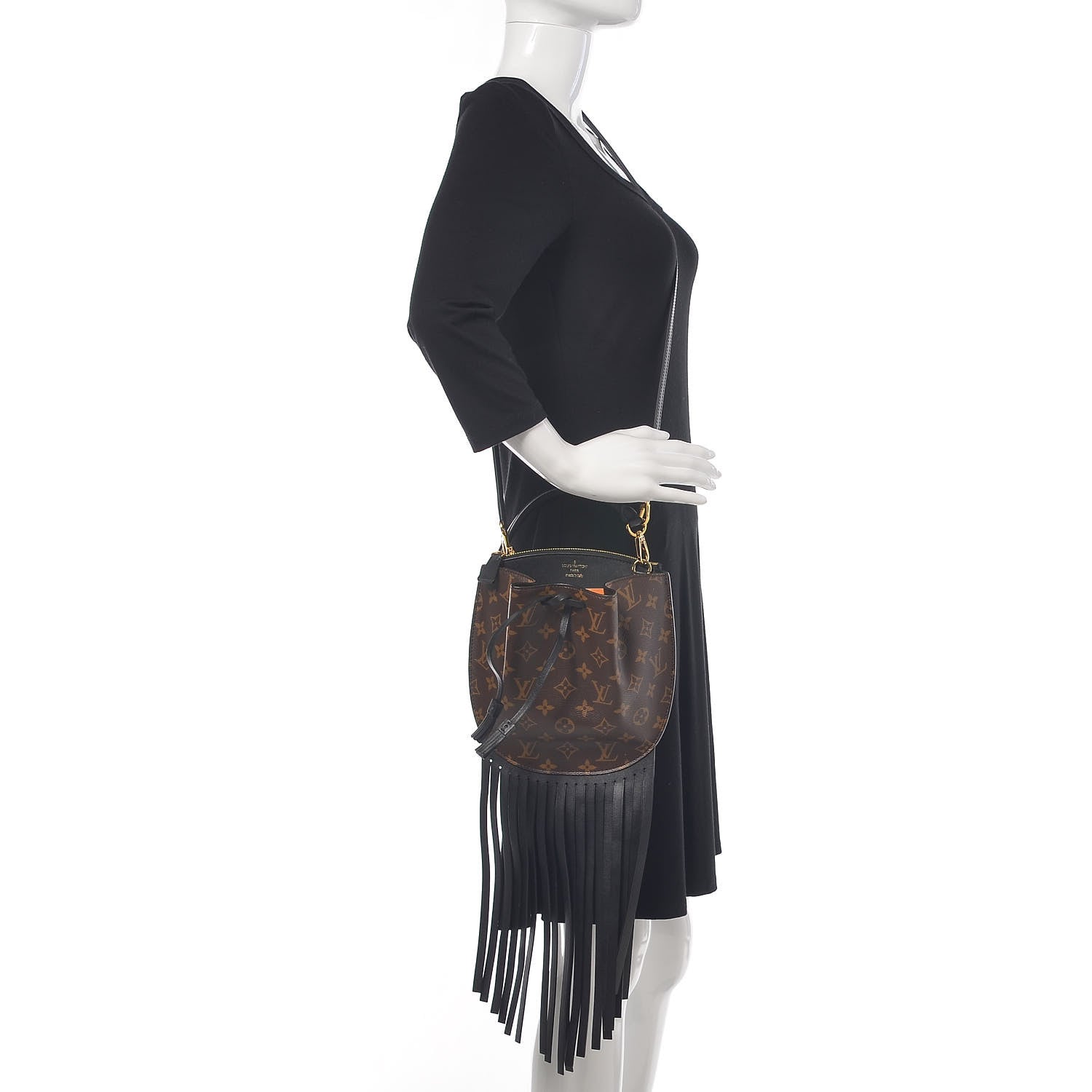 Louis Vuitton Monogram Fringed Noe 2 of 7