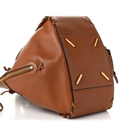 Loewe Grained Calfskin Small Whipstitch Hammock Shoulder Bag Tan 16 of 21