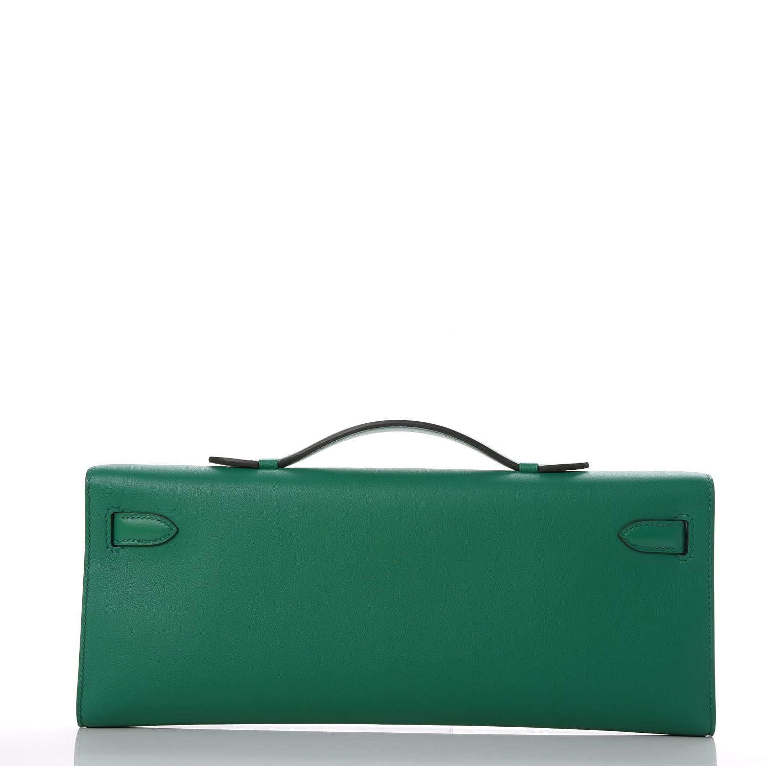 Hermes Swift Kelly Cut Clutch Pochette Vert Vertigo 4 of 26