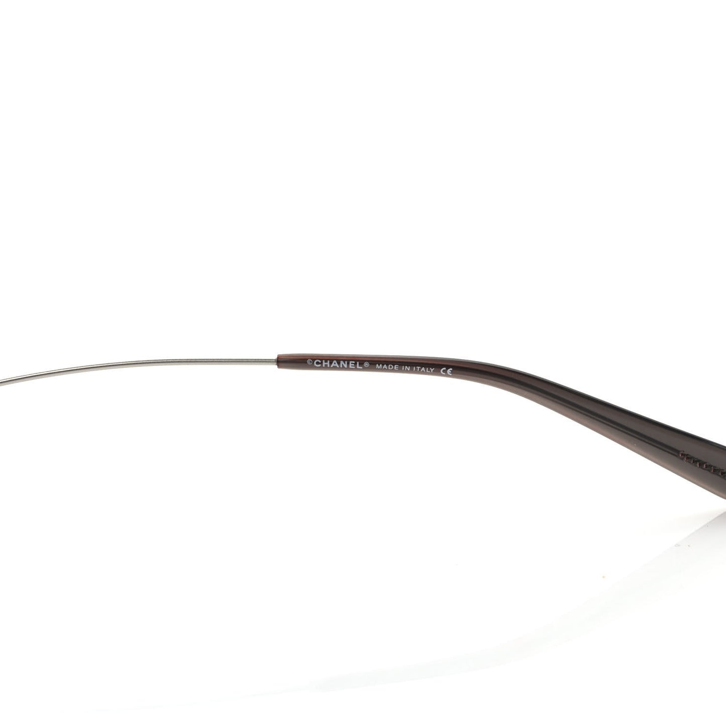 Rimless Shield Pearl Sunglasses 4077 Gradient Blue