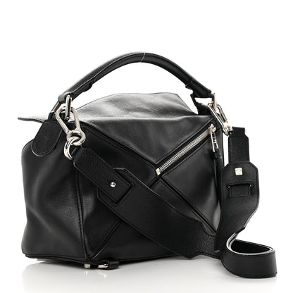 Loewe Calfskin Small Puzzle Bag Black 2 of 20