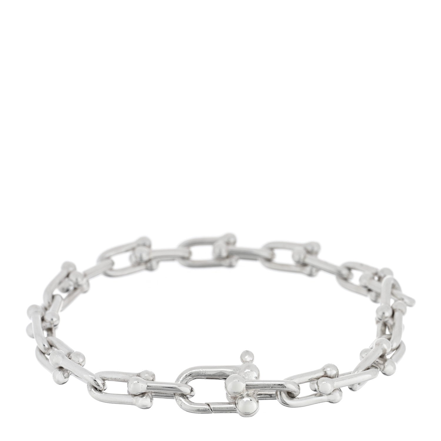 Tiffany Sterling Silver Medium HardWear Link Bracelet 2 of 4