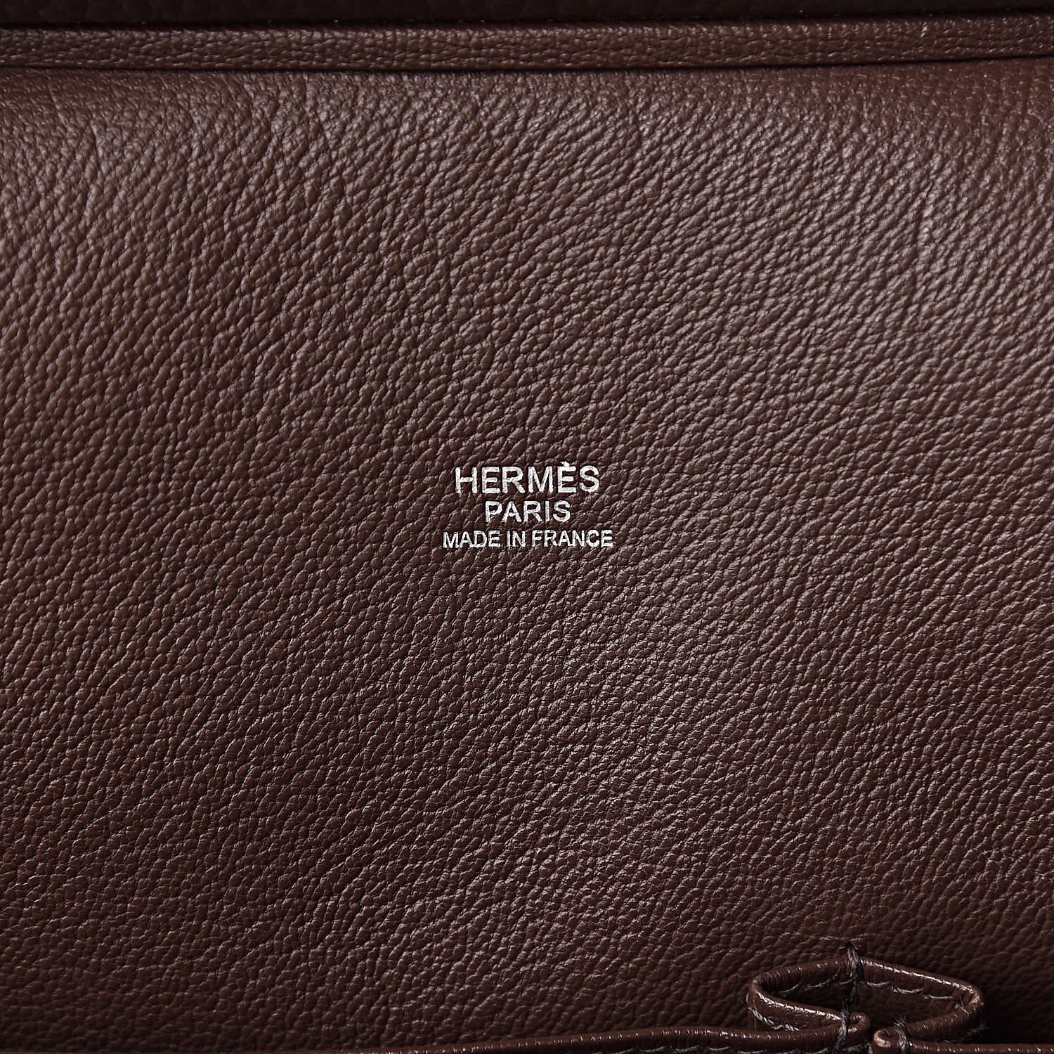 Hermes Taurillon Clemence Jypsiere 28 Chocolate 5 of 11
