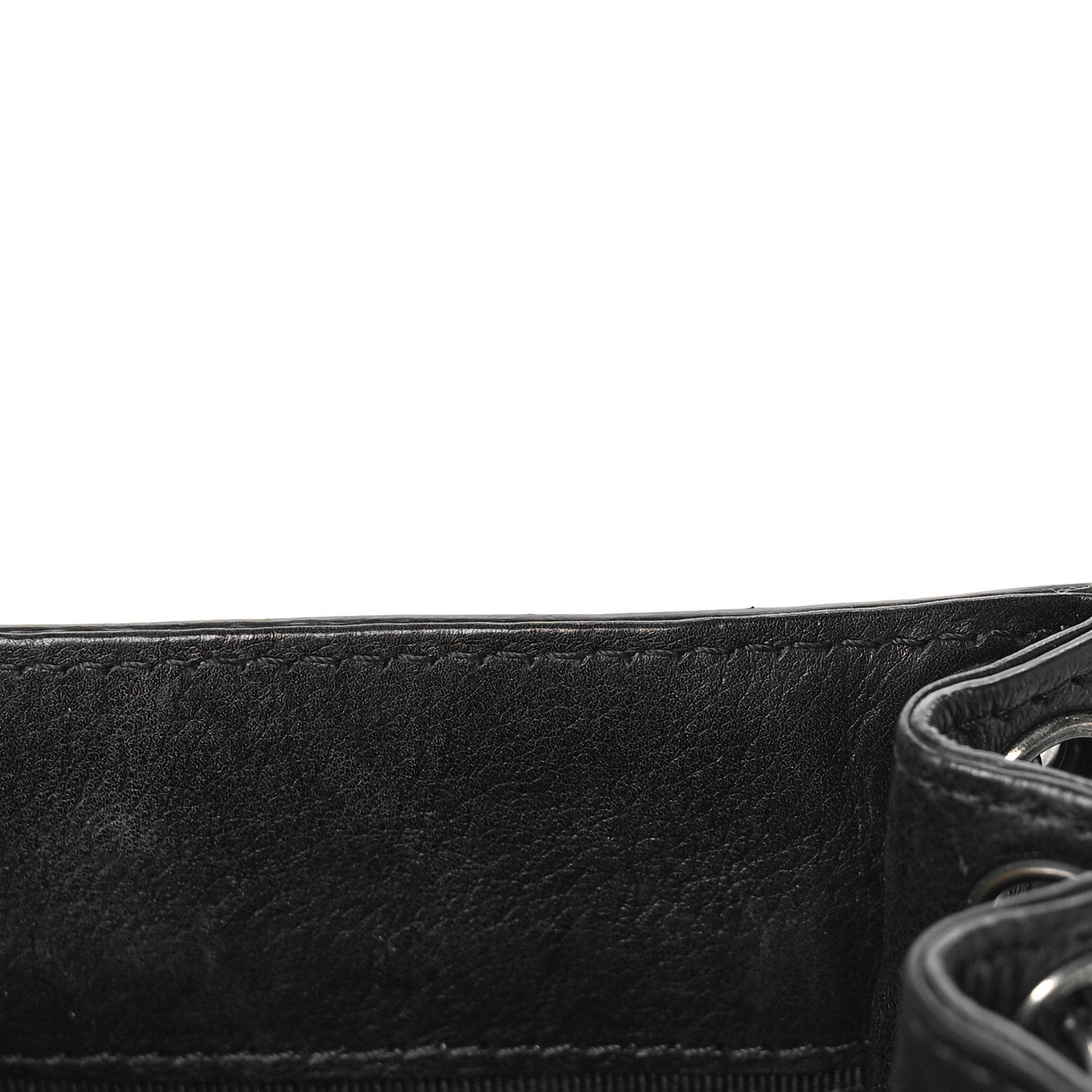 Chanel Calfskin CC Phone Holder Crossbody Black 10 of 10