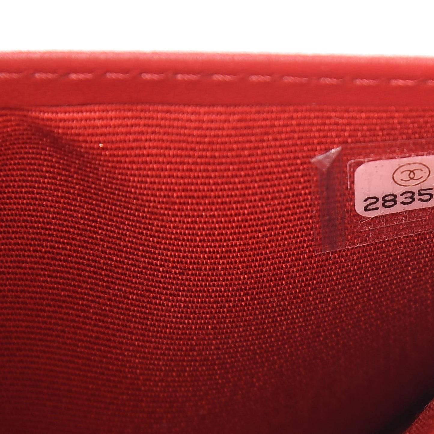 Caviar Quilted Passport Holder Red