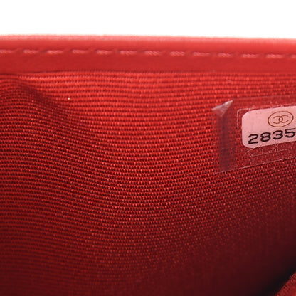 Chanel Caviar Quilted Passport Holder Red 7 of 8