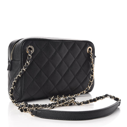 Chanel Caviar Quilted Small In & Out Camera Case Black 3 of 10