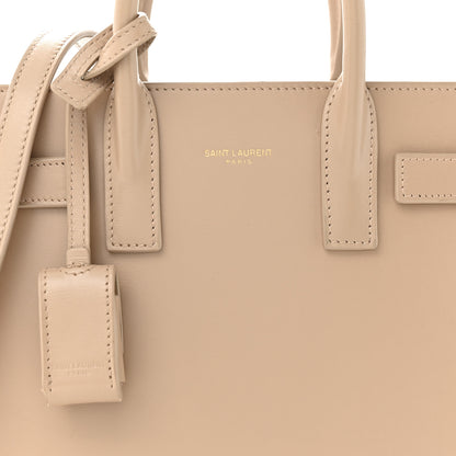 Saint Laurent Smooth Calfskin Nano Sac De Jour Dark Beige 8 of 13