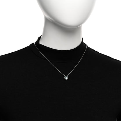David Yurman Sterling Silver Blue Topaz 10mm Chatelaine Pendant Necklace 2 of 4