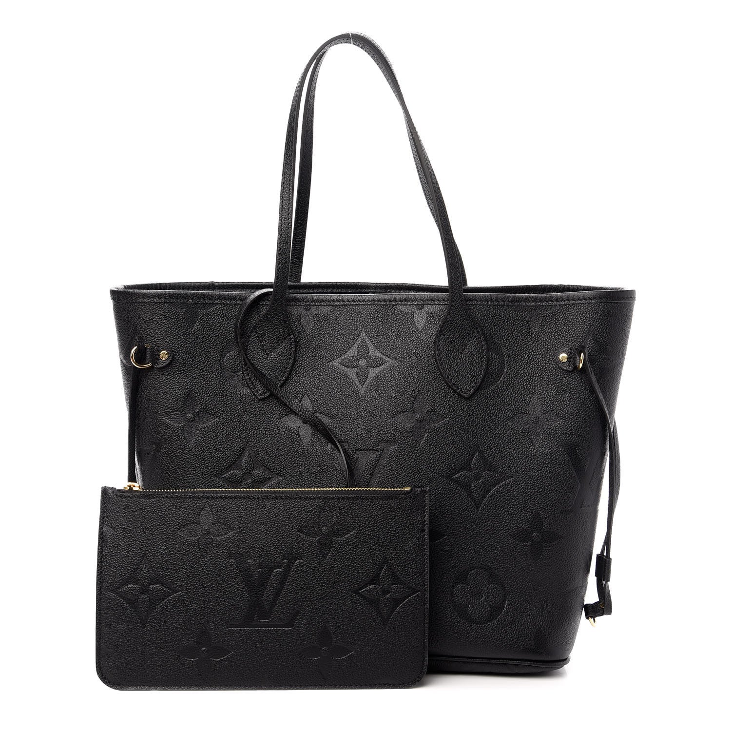 Louis Vuitton Empreinte Monogram Giant Neverfull MM Black 1 of 12