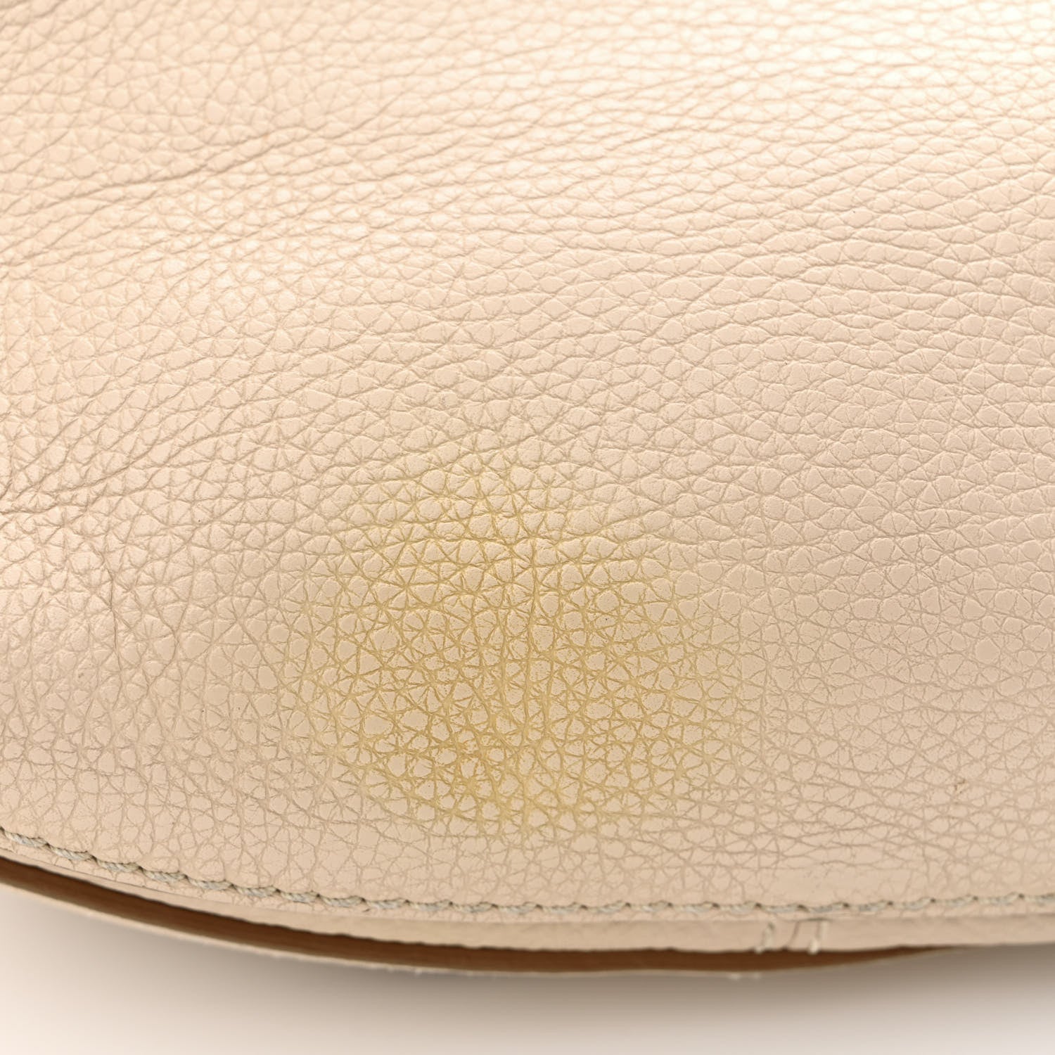 Chloe Grained Calfskin Medium Marcie Saddle Bag Beige 11 of 19
