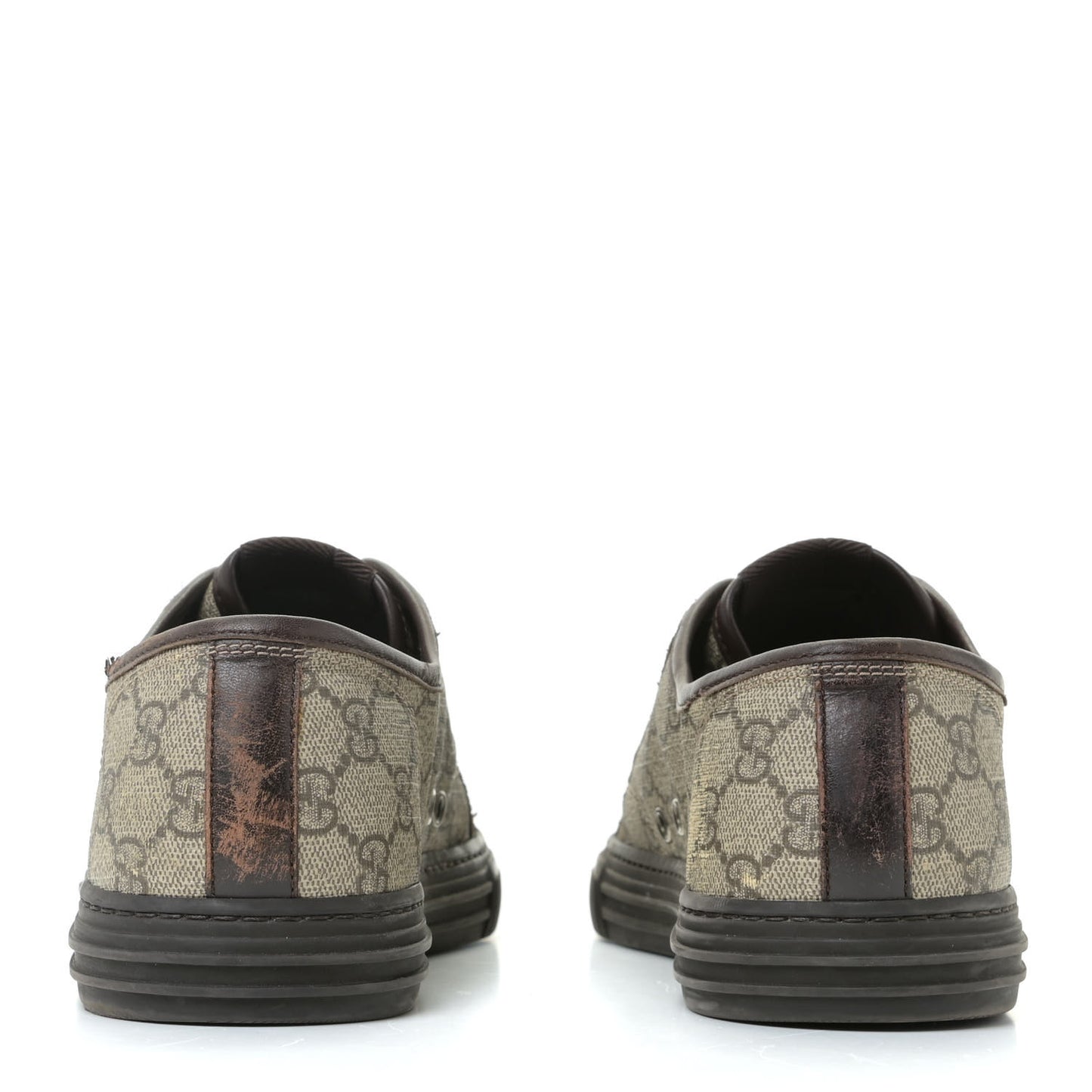 GG Supreme Monogram Mens Sneakers 8.5 Brown