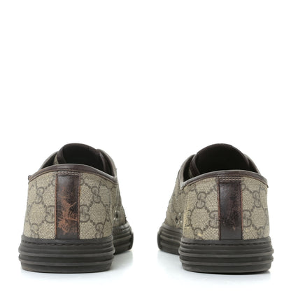 Gucci GG Supreme Monogram Mens Sneakers 8.5 Brown 5 of 22