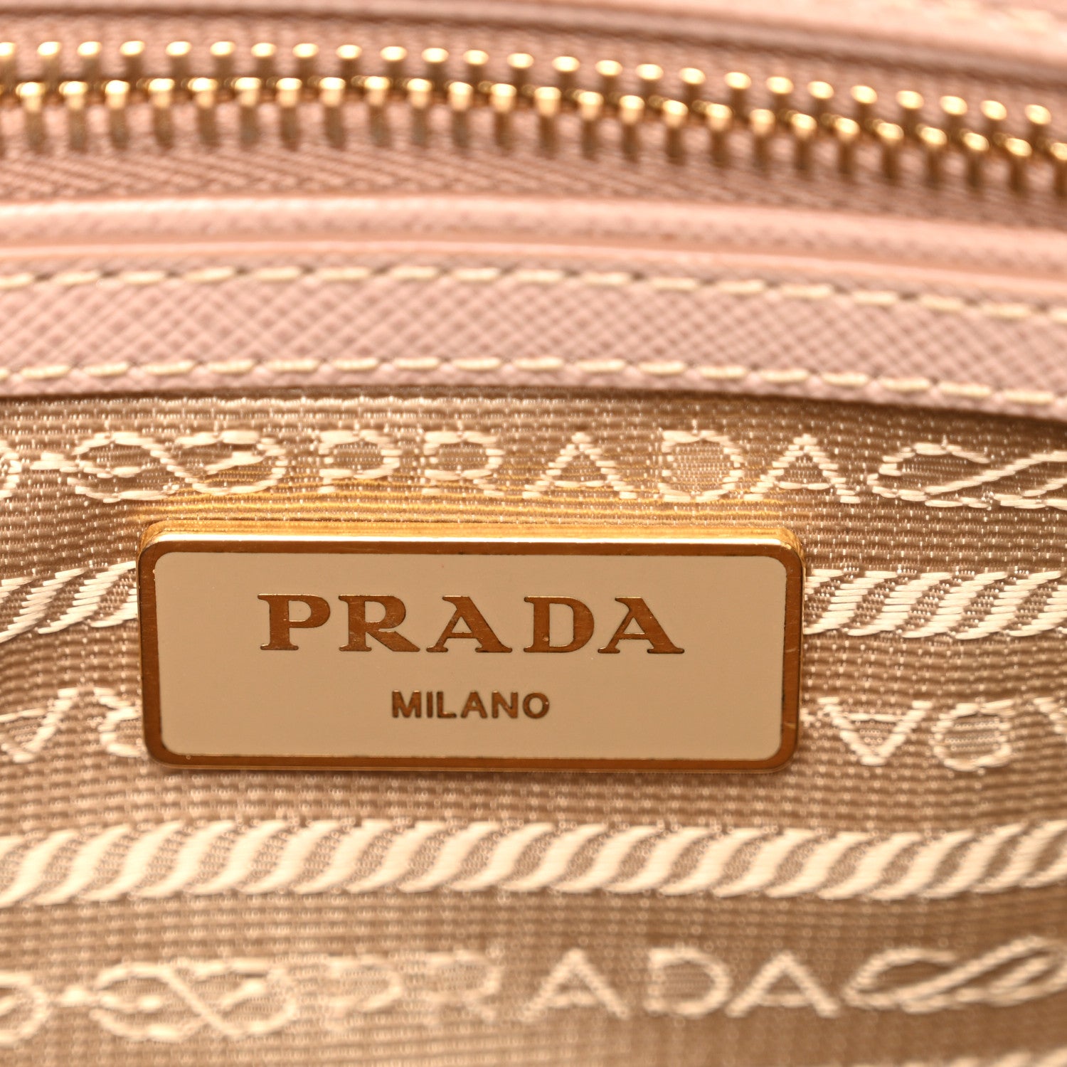 Prada Saffiano Small Galleria Double Zip Tote Cammeo 6 of 11