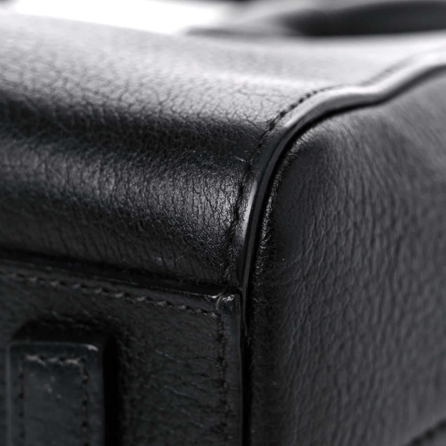 Sugar Goatskin Mini Antigona Black