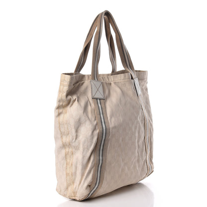 Gucci GG Monogram Medium Web Handle Vertical Tote White 3 of 21